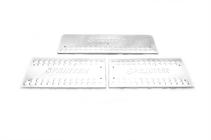 Mercedes Sprinter W901/902/903/904/905 1995–2006 OmsaLine sisäpuoliset kynnyslistat (3 kpl, ruostumaton teräs) kuva 2