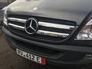 Mercedes Sprinter W906 2006–2018 Etusäleikön listat (2006-2013, ruostumaton teräs) OmsaLine - italialaista ruostumatonta terasta kuva 7