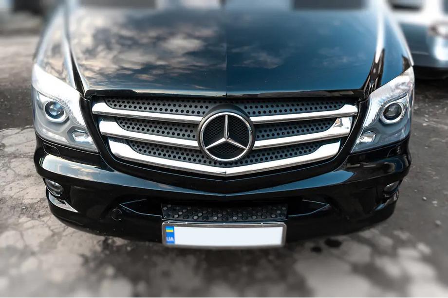 Mercedes Sprinter W906 2006–2018 Jäähdyttimen säleikön listat (2013↗, ruostumaton teräs) Kuva 3