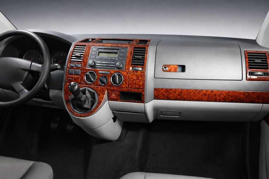 Volkswagen T5 Transporter 2003–2010 Kojelaudan suojapaneelit (Turkki) Puukuosi Image