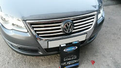 Volkswagen Passat B6 2006–2012 Maskin säleikön listat (8 kpl, ruostumaton teräs) kuva 4