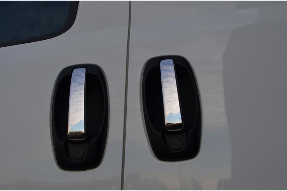 Citroen Nemo 2007–2017 Ovenkahvan kromisuojat (4 kpl, ruostumaton teräs) Image