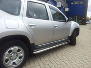 Dacia Duster 2008–2018 Premium-sivuporrasputket (2 kpl, ruostumaton teräs) kuva 1