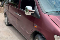 Mercedes Vito W638 1996–2003 Kromiset sivupeilien kuoret (2 kpl) Kiillotettu ruostumaton teräs kuva 4