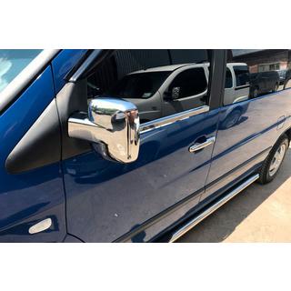 Kromiset sivupeilien kuoret (2 kpl) Mercedes Vito W638 1996–2003 kuva 3