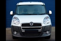 Fiat Doblo II 2010–2022 Jäähdyttimen säleikön listat (2010-2015, täysi, ruostumaton teräs) Carmos - turkkilainen teräs kuva 2