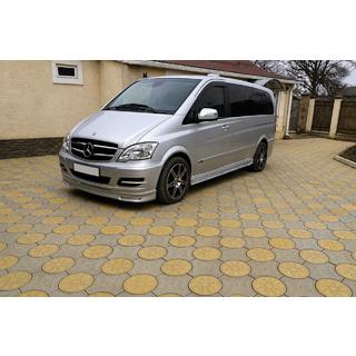 Etupuskurin lippa BRB V1 (maalattava) Mercedes Vito W639 2004–2014 kuva 3