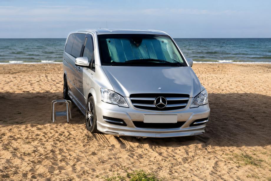 Mercedes Vito W639 2004–2014 Etupuskurin lippa BRB V1 (maalattava) Vuosimalli 2004-2010 Image