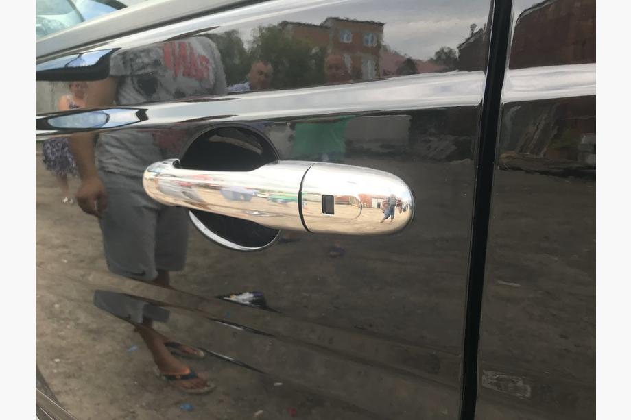 Mercedes Viano 2004–2014 Ovenkahvojen suojakuoret (ruostumaton teräs) 3 kpl, OmsaLine - italialaista ruostumatonta terasta Kuva 8