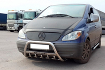 Mercedes Viano 2004–2014 Karjapuskuri WT003/004 (ruostumaton teräs) 60 mm, tekstillä kuva 1