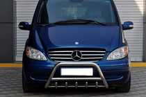 Mercedes Viano 2004–2014 Karjapuskuri WT003/004 (ruostumaton teräs) 60 mm, tekstillä kuva 6