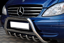 Mercedes Viano 2004–2014 Karjapuskuri WT003/004 (ruostumaton teräs) 60 mm, tekstillä kuva 8