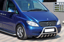 Mercedes Viano 2004–2014 Karjapuskuri WT003/004 (ruostumaton teräs) 60 mm, tekstillä kuva 10