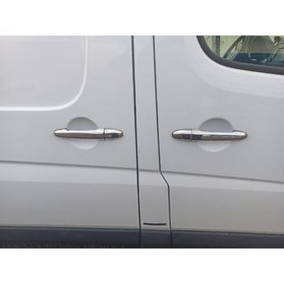 Ovenkahvan kromisuojat (4 kpl, ruostumaton teräs) Mercedes Sprinter W906 2006–2018 kuva 2