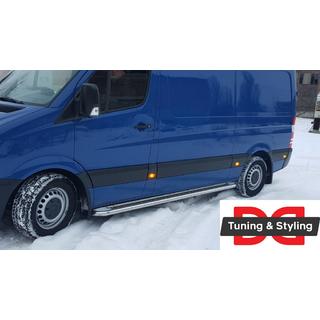 Premium-sivuporrasputket (2 kpl, ruostumaton teräs) kuva 3