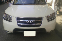 Hyundai Santa Fe 2 2006–2012 Säleikön peitelistat (2006-2010, 2 kpl, ruostumaton teräs) kuva 3