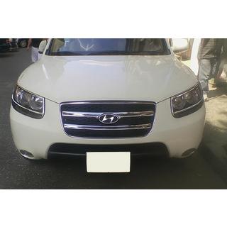 Säleikön peitelistat (2006-2010, 2 kpl, ruostumaton teräs) Hyundai Santa Fe 2 2006–2012 kuva 3