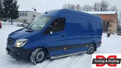 Volkswagen Crafter 2006–2016 Premium-sivuporrasputket (2 kpl, ruostumaton teräs) kuva 5