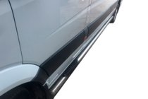 Volkswagen Crafter 2006–2016 Sivusuojaputket (2 kpl, ruostumaton teräs) Ø60, keskipitkä akseliväli kuva 5