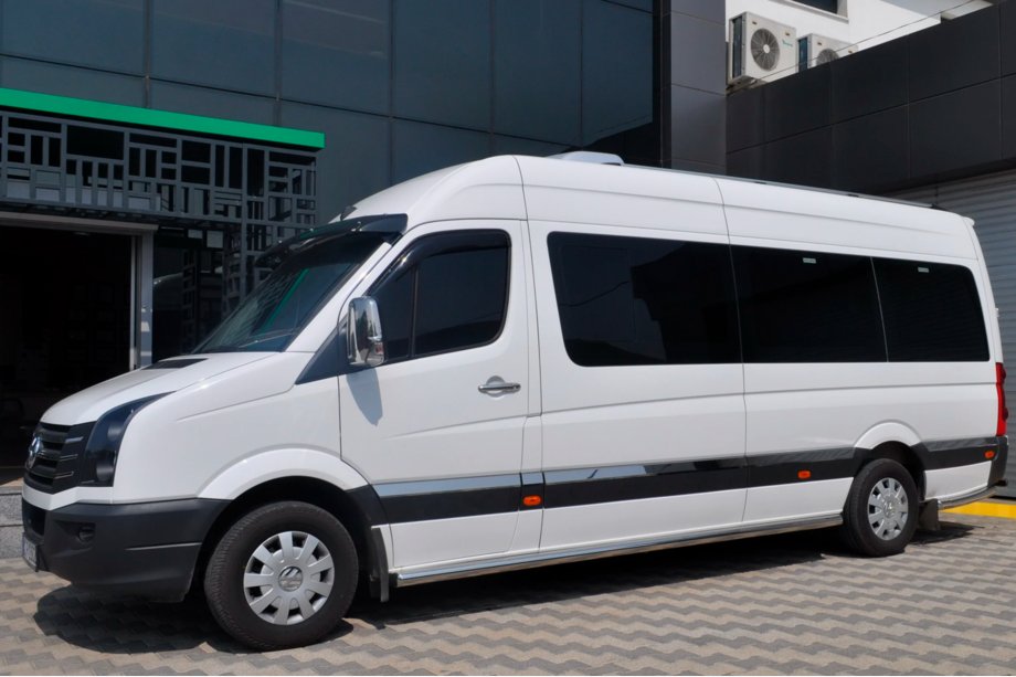 Volkswagen Crafter 2006–2016 Sivusuojaputket (2 kpl, ruostumaton teräs) Ø60, keskipitkä akseliväli Image