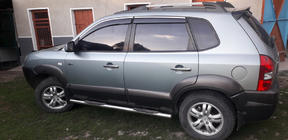 Hyundai Tucson JM 2004– Ovenkahvan kromisuojat (4 kpl, ruostumaton teräs) kuva 3