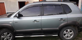 Hyundai Tucson JM 2004– Ovenkahvan kromisuojat (4 kpl, ruostumaton teräs) kuva 4
