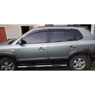 Ovenkahvan kromisuojat (4 kpl, ruostumaton teräs) Hyundai Tucson JM 2004– kuva 4