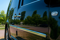 Volkswagen Caddy 2004–2010 Ovilistan suojat (4 kpl, ruostumaton teräs) kuva 1