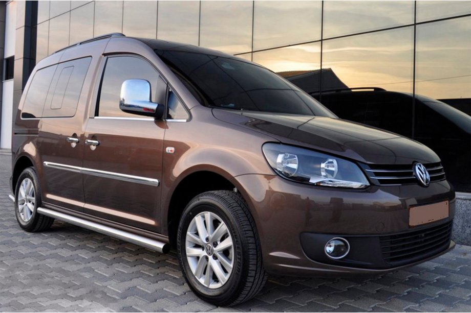 Volkswagen Caddy 2004–2010 Sivupalkit BB001 (2 kpl, ruostumaton teräs) Image