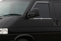 Volkswagen T4 Transporter 1990–2003 Ulommat ikkunalistat (2 kpl, ruostumaton teräs) kuva 1