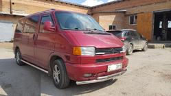 Volkswagen T4 Transporter 1990–2003 Etuinen kaksoiskeulasuojakaari ST014 (ruostumaton teräs) kuva 5