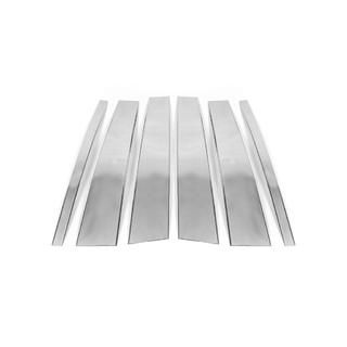 Ovipilarien listat (4 kpl, ruostumaton teräs) Land Rover Freelander II 2006–2014 kuva 2