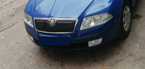 Skoda Octavia II A5 2006–2010 Talvisuoja jäähdyttimensäleikköön (yläosa) kuva 3
