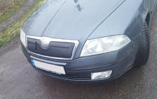 Skoda Octavia II A5 2006–2010 Talvisuoja jäähdyttimensäleikköön (yläosa) kuva 2