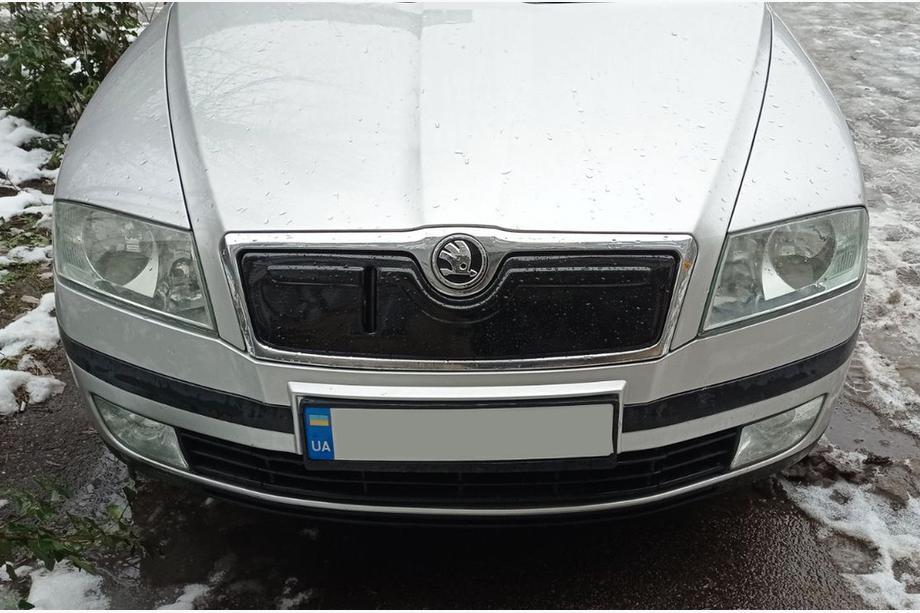 Skoda Octavia II A5 2006–2010 Talvisuoja jäähdyttimensäleikköön (yläosa) Image