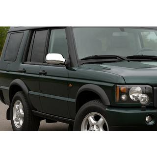 Sivupeilien kuoret (2 kpl, ruostumaton teräs) Land Rover Discovery II 1998–2004 kuva 1