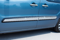 Citroen Berlingo 2008–2018 Ovien kromilistat (4 kpl, ruostumaton teräs) Carmos - turkkilainen teräs kuva 1