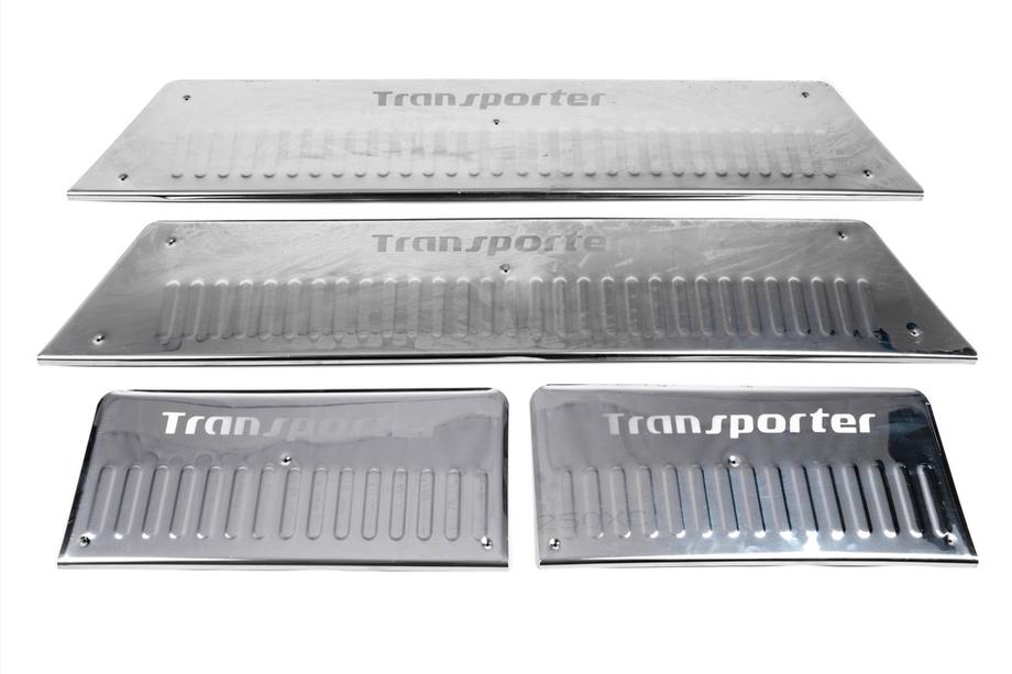 Volkswagen T5 Transporter 2003–2010 Sisäpuoliset kynnyslistat (Carmos, teräs) 3-ovinen, ilman tekstiä Kuva 8