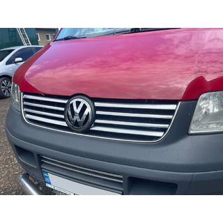 Säleikön kromilistat (8 kpl, ruostumaton teräs) Volkswagen T5 Transporter 2003–2010 kuva 2