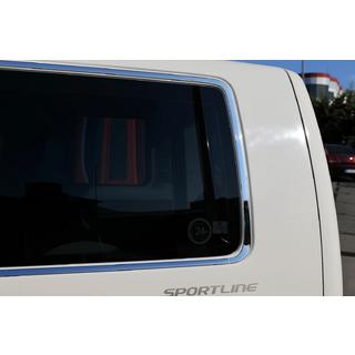 Täydellinen ikkunoiden kehyslistasarja (14 osaa, ruostumaton teräs) Volkswagen T5 Transporter 2003–2010 kuva 2