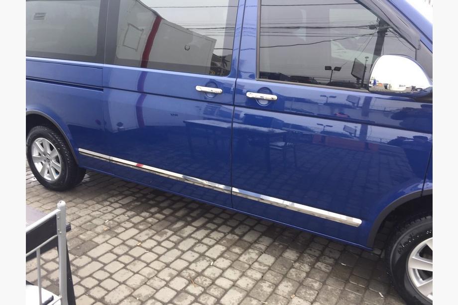 Volkswagen T5 Transporter 2003–2010 Oven kromilistat (ruostumaton teräs) 1 ovi, pitkä akseliväli, Carmos – turkkilainen teräs Kuva 5