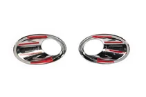 Nissan Qashqai 2010–2014 Sumuvalojen kehykset upotuksella (2 kpl, muovi) kuva 7