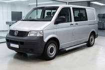 Volkswagen T5 Transporter 2003–2010 Maya V2 sivuportaat (2 kpl, alumiini) Lyhyt akseliväli kuva 1