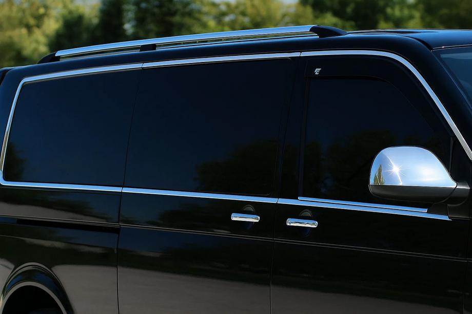 Volkswagen T5 Caravelle 2004–2010 Täydellinen ikkunankehyslistasarja (14 kpl, ruostumaton teräs) Image