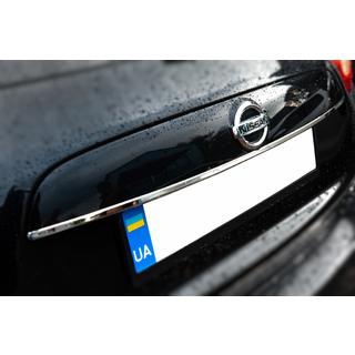 Kromilista rekisterikilven yläpuolelle (ruostumaton teräs) kuva 2