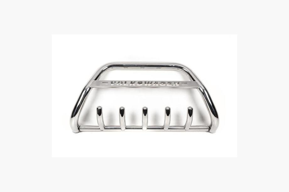 Volkswagen T5 Caravelle 2004–2010 Karjapuskuri WT003 (ruostumaton teräs) 60 mm, tekstillä Kuva 2