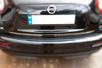 Nissan Juke 2010–2019 Takalukun reunalista (ruostumaton teräs) OmsaLine – italialainen ruostumaton teräs kuva 3