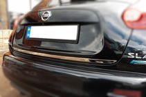 Nissan Juke 2010–2019 Takalukun reunalista (ruostumaton teräs) OmsaLine – italialainen ruostumaton teräs kuva 1