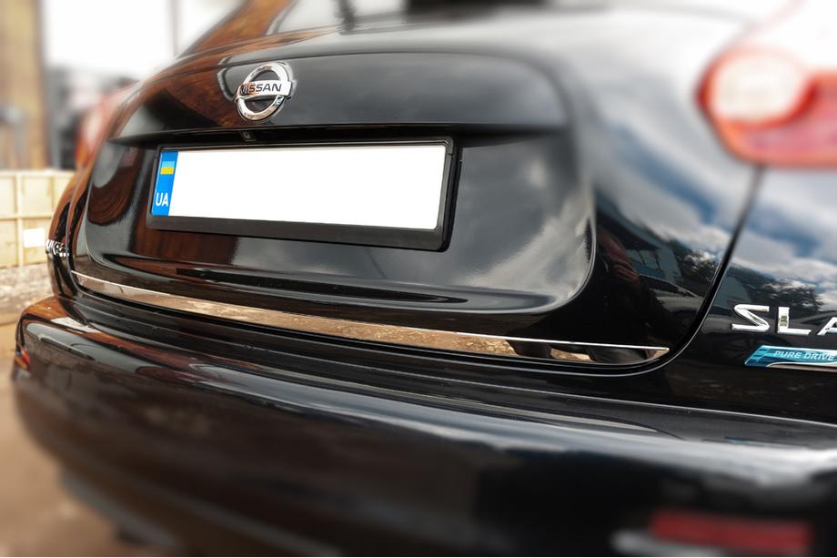Nissan Juke 2010–2019 Takalukun reunalista (ruostumaton teräs) OmsaLine – italialainen ruostumaton teräs Image