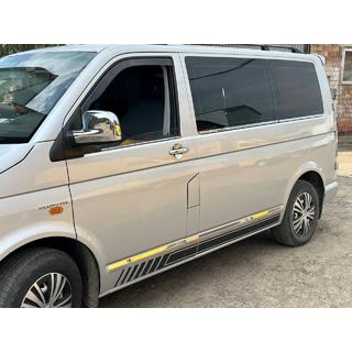 Etuikkunoiden ikkunankehyslistat (2 kpl, ruostumaton teräs) Volkswagen T5 2010–2015 kuva 4